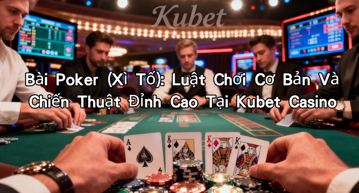 Bài Poker (Xì Tố): Luật Chơi Cơ Bản Và Chiến Thuật Đỉnh Cao Tại Kubet Casino